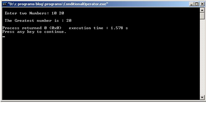C-Program-Conditional-Operator-output