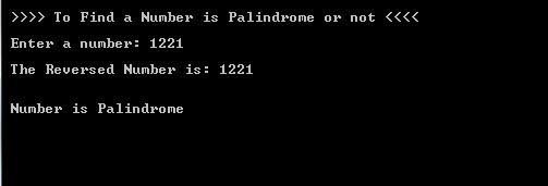 C#.Net Number Palindrome