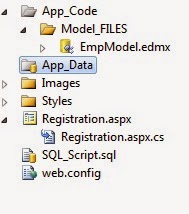 Registration form Asp.Net Entity Framework